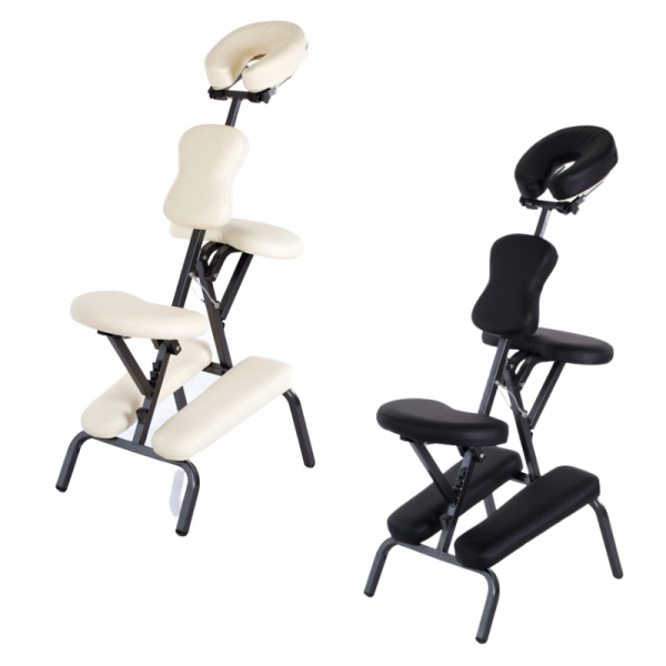 Cadeira multifuncional plegable de masaje Kinefis Relax (cores creme e negro)