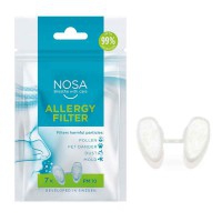 Tampas nasais para alergia e contaminação Nosa allergy filter - Elimina partículas nocivas do ar
