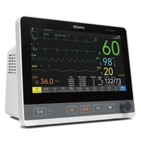 Monitores multiparamétricos CX10, CX12 e CX15 para monitorização integral de pacientes em meios clínicos