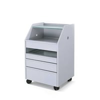 Carrinho de madeira com gaveta UV e ligues TASH