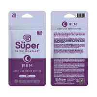 REM Super Patch - Pacote de 28 parches: Tecnologia vibrotáctil, não invasiva e livre de medicamentos que pode favorecer um ciclo de sonho equilibrado