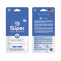ROCKET Super Patch - Pacote de 28 parches: Estimulação vibrotáctil que pode aumentar o rendimento e melhorar a satisfação no bem-estar geral