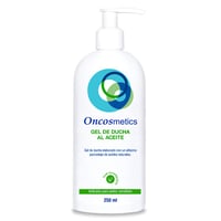 Gel de duche oncológico Oncosmetics Óleo hidratante 250 ml: Oleogel de banho suave e hidratante para uma higiene diária cuidadosa durante tratamentos oncológicos de quimioterapia e radioterapia