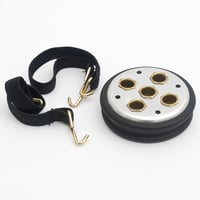 Aplicador plano de cinco moxas com orifícios