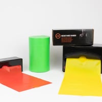 Bandas elásticas sem latex - 5,5 metros (diferentes cores - resistências)