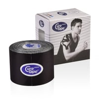 Cure Tape Sports 5 cm x 5 m Cor Preta: Novo banda para o desporto
