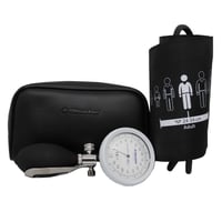 Tensiómetro aneroide Riester Preciso N choque-proof: Com braçadeira, velcro, um cano e livre de látex