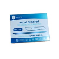 Folhas de bisturi descartáveis RIBBEL (Caixa de 100 unidades)