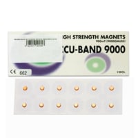 Íman Accu-Band Chapado em Ouro 9000 gauss: Diâmetro 5mm (12 unidades)