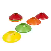 Kit Cones de Velocidade Ou'Live (16 unidades): Ideal para realizar exercícios de agilidade