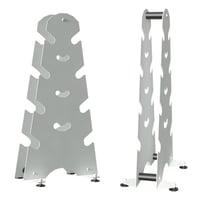 Jogo de halteres de 0.5 a 3Kg com suporte metálico (Incluído par de halteres de 0.5kg, 1kg, 2kg, 3kg)