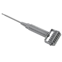 Rolo de Aço 10 x 115 mm com Palpador Retráctil: Ideal para tratamentos dermatológicos e de reflexología podal
