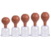 Ventosas de Plástico com Pêra de Borracha (cinco medidas disponíveis)