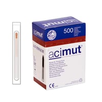 Agulha de Acupuntura - Cabo de cobre com cabeça e com script + cinco agulhas (Acimut)