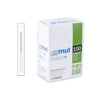 Agulha de Acupuntura - Tipo Chinês com Cabo de Prata Com Cabeça e Sem Script (Acimut Basic+): A melhor relação qualidade - aprecio do mercado