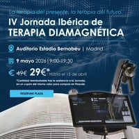 IV Jornada Ibéria de Terapia Diamagnética (Espanha e Portugal) - 9 maio 2026 - Auditório Estádio Bernabéu - PRESENCIAL - MADRID