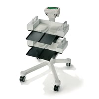 Balança eletrónica ADE para pacientes encamados: Peso máximo 500kg, quatro sensores, Classe III (categoria médica)