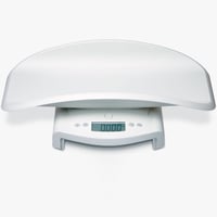 Balança pesabebés eletrónica Seca 354: pesabebés e balança de plataforma ao mesmo tempo