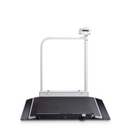 Balança para cadeira de rodas com transmissão sem fios Seca 677: com interface RS232 específico para diálisis FRESENIUS