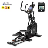 Bicicleta elíptica BH Fitness FDC20 TFT Multimédia G868BTFT: Para utentes altos ou de maior peso com ampla zancada de 51 cm