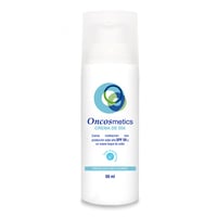 Creme facial oncológica SPF 50 Oncosmetics multiacción 50 ml: Creme de dia hidratante, regeneradora, antiedad, com proteção solar alta (SPF 50) e um suave toque de cor. Cuidado facial durante a quimioterapia