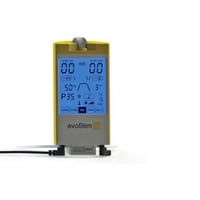 Unidade terapêutica EvoStim UG: dois canais de electroestimulación perineal. Composto por pilhas, manual de instruções, cabos de conexão e sonda vaginal ou anal. Perfeito para a reeducación da incontinência