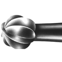 Fresa de aço ao carbono: abrasão grossa