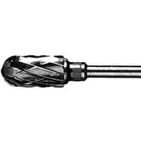 Fresa fabricada em carburo de Tungsteno 1672: Abrasão Grossa. Ideal para o desbaste forte e agressivo de unhas