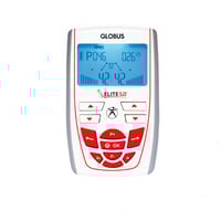 Eletroestimulador para fitness e beleza Globus Elite S II com dois canais e 100 programas (com bateria recargable)