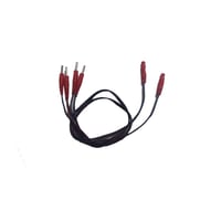 Kit dois cabos de E (Universais) para Eletroestimulador Globus Elite 2 e 4 Pró