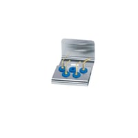 Kit restorative: Insertos para a condensação de amalgamas e incrustaciones
