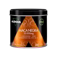 Maca negra com L-Arginina, Zinco e Vitaminas Aldous (200 capsulas)