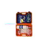 Maletín de reanimación com regulatório de pressão 15L + garrafa de oxigénio 2L (sem carga)