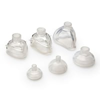 Mascarillas de silicona para Reanimador Ambú esterilizable de silicona UNIVEN (Números 2, 3 e 4)