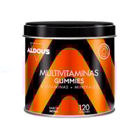 Multivitaminas em gominolas Aldous (120 gominolas)