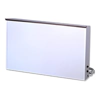 Negatoscopio mural aço esmaltado 2 ecrãs