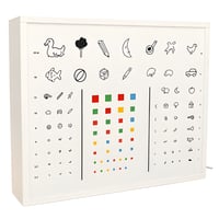 Optotipo para avaliação de agudeza visual para crianças