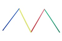 Peça de plástico para fazer formas planas