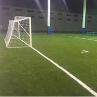 Jogo de gol futebol 11 metálicas fixas cano 100mm regulamentares