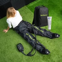 Botas de Presoterapia de Alto Rendimento HighFly Pró + mochila + 1 Creme Kinefis Cirkalia Profissional 200ml de PRESENTE