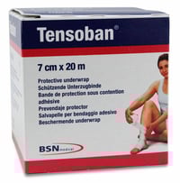 Tensoban 7 cm x 20 metros: Ligadura de poliuretano translúcida para pré-ligadurajes e/ou almohadillado