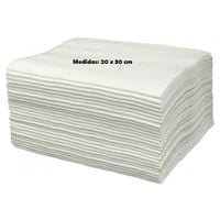 Toalhas descartáveis de TST com alto poder de secado: 20 cm x 30 cm (pack de 100 unidades)
