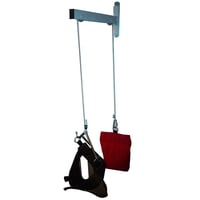 Tração cervical a parede giratória