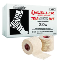 Caixa de Ligaduras Adesivas Elásticas Rasgable Mueller Tear-Light Tape® Branco - Várias medidas Caixa de Ligaduras Adesivas Elásticas Rasgable Mueller Tear-Light Tape® Branco - Várias medidas