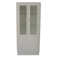 Vitrina armário esmaltada para instrumental médico e material clínico (140X30X60)