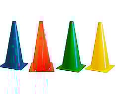 Cones e cogumelos treinamento-psicomotricidad