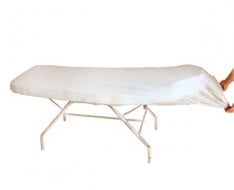 Lençóis descartáveis para marquesas