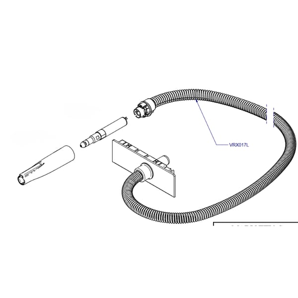 Cano novo para a peça de mão LED para aspirador Vortix para VRX3L (com luz LED)