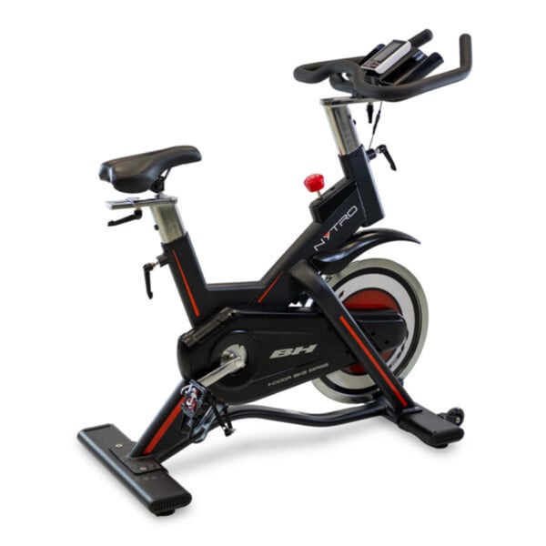 Bicicleta estática de uso doméstico: BH Fitness Nytro H9177 com sistema de resistência magnética e monitor LCD multifunción
