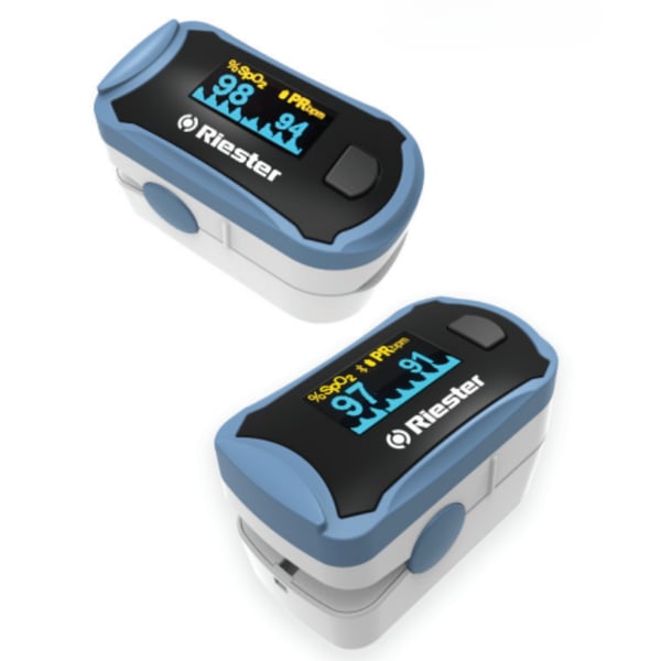Pulsioxímetro de dedo ri-sat e ri-sat BT com Bluetooth